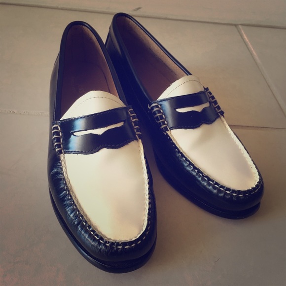 weejuns black and white